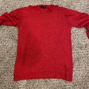 Red sweater